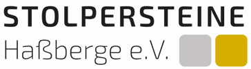 Logo des Vereins Stolpersteine Haßberge e.V.